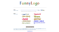 Desktop Screenshot of funnylogo.net